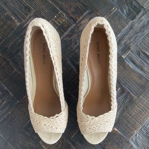 Nine West Crochet Wedges